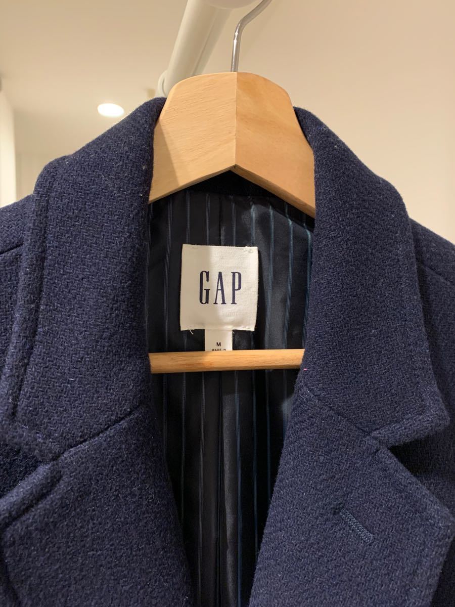 Gap ピーコート メンズ M ネイビー - アウター