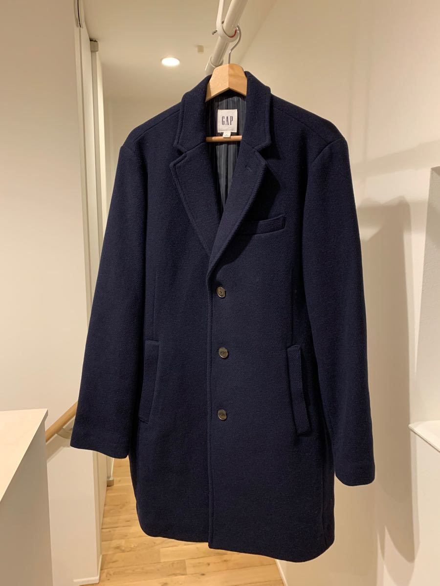 GAP チェスターコート ネイビーM|PayPayフリマ