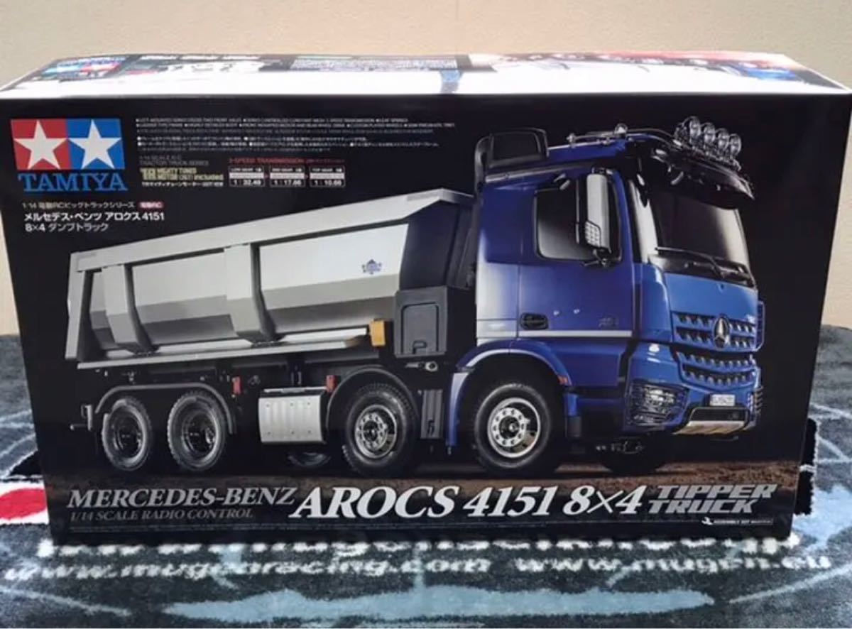 タミヤ 1/14電動RCカー メルセデスベンツ アロクス4151 ダンプトラック 新品 組立キット