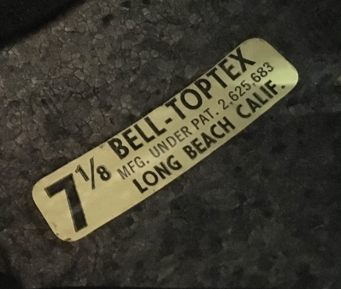 BELL TOPTEX ヴィンテージ ヘルメット 7 1/8 ビンテージ 美品 ベル 北海道 札幌_画像7
