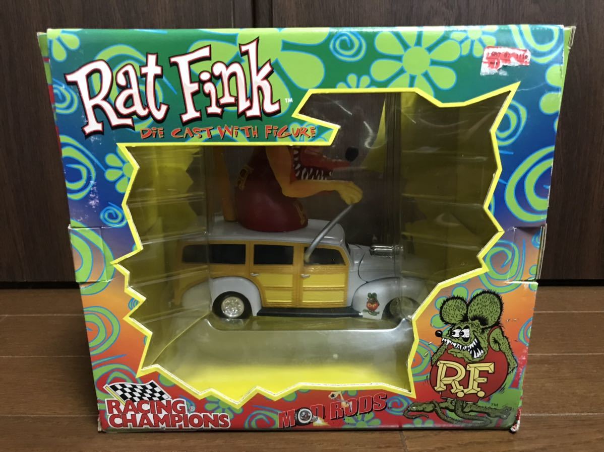 RAT FINK racing champions mad rods die castマーキュリー mercury ラットフィンク mooneyes ムーンアイズ エドロス RATFINK hot rod_画像4