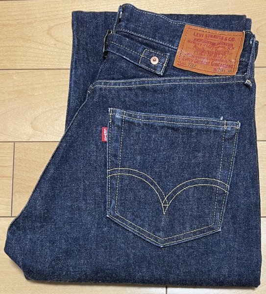 美品 濃紺 日本製 Levi's リーバイス 702-XX 99年製 デニム パンツ