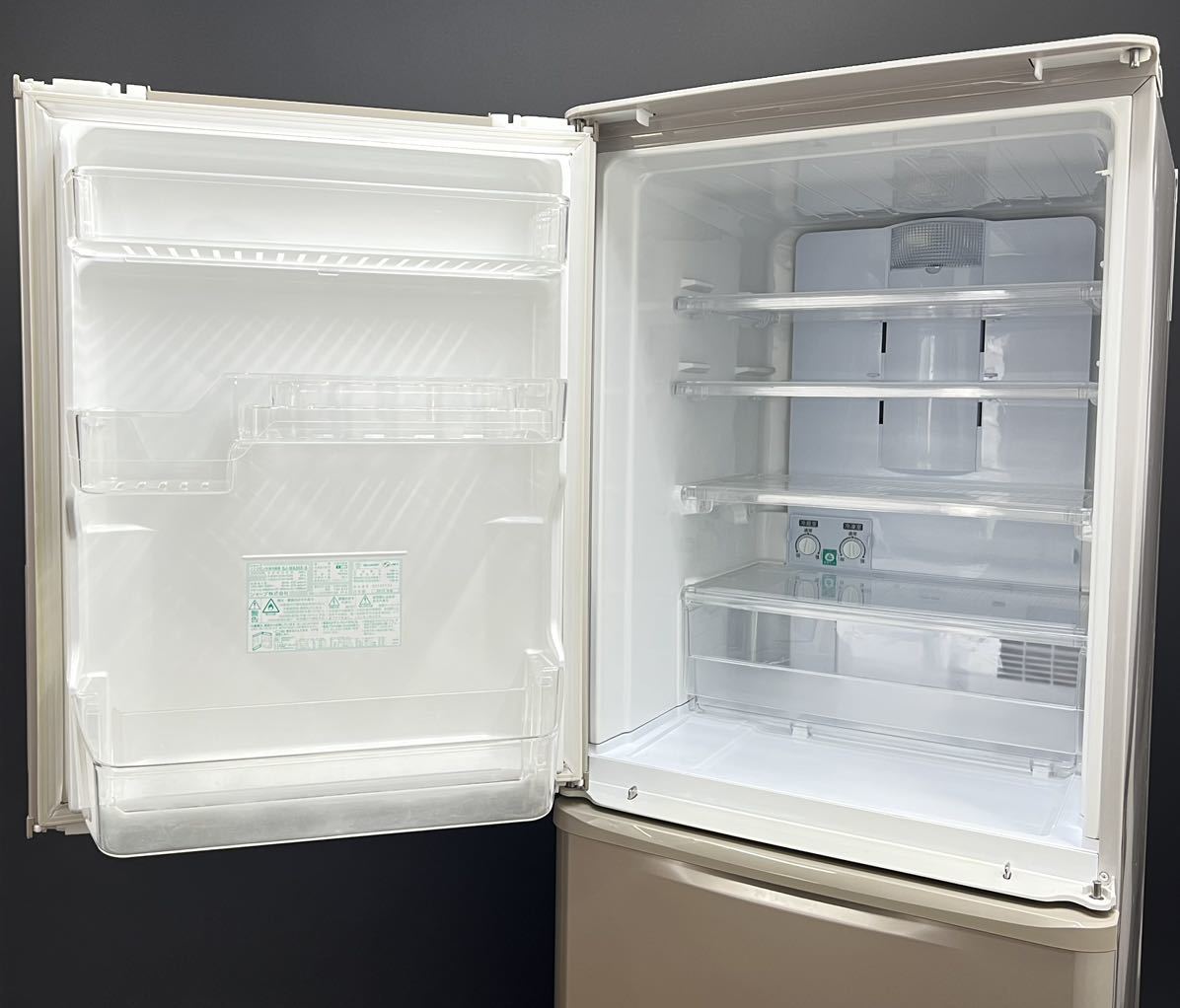 350L 3ドア 冷凍冷蔵庫 SHARP シャープ どっちもドア ナノ低温脱臭触媒 