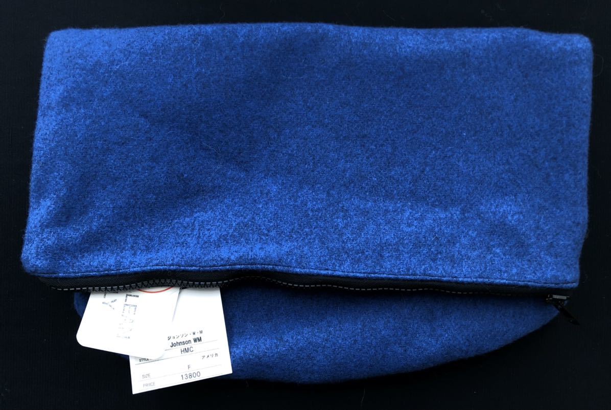 新品 定価15180円 USA製 ジョンソン ウーレンミルズ クラッチバッグ　　アメリカ製 ウール素材 Johnson Woolen Mills MADE IN USA 柳4823_画像6