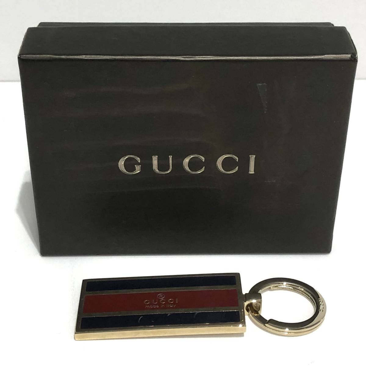  прекрасный товар Gucci GUCCI кольцо для ключей брелок для ключа Sherry линия Vintage с коробкой мужской женский для мужчин и женщин 