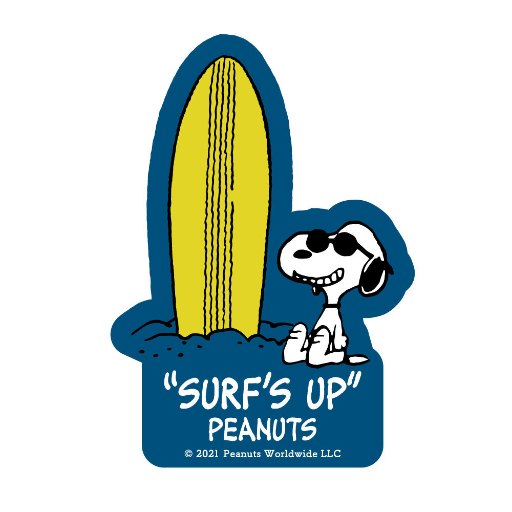 ピーナッツ Peanuts サーフステッカー Surf Sticker Snp 2112 スヌーピー サーフボード ミュージアム グッズ イラスト 画像 アフタ ステッカー 売買されたオークション情報 Yahooの商品情報をアーカイブ公開 オークファン Aucfan Com