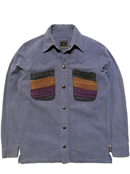twopeace ycsh-005 Jam Shirts 1st ジャムシャツ ニットポケット USED加工 ジャケット サイズ1 S_希少な1stモデルになります