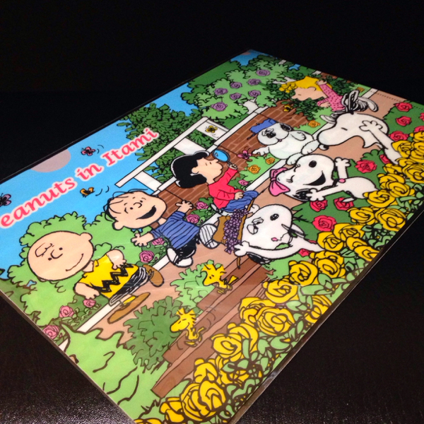 Бесплатная доставка Snoopy Town Itami A4 Clear File