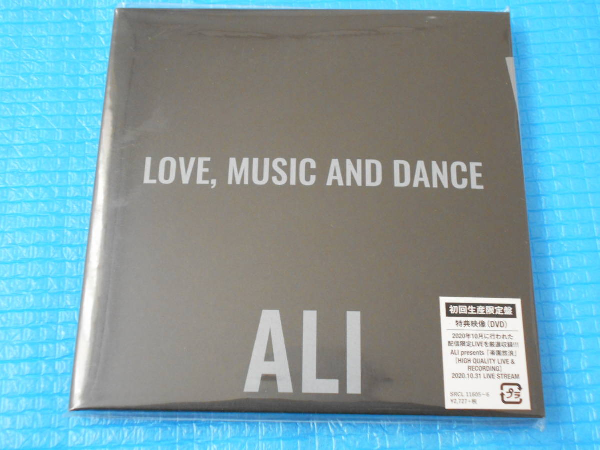 ALI LOVE, MUSIC AND DANCE [CD+DVD] (初回生産限定盤 )「新品・未使用・未開封」_画像1