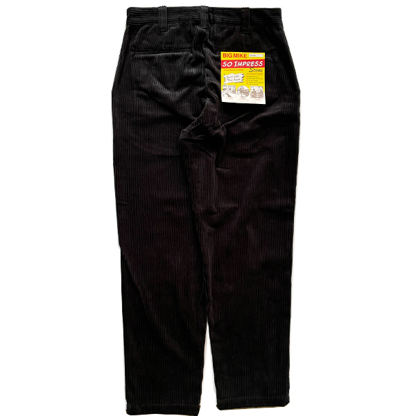 格安ビッグマイクBIG MIKE 太畝コーデュロイパンツ BLACK 新品未使用 W32サイズ CAMCO_画像6