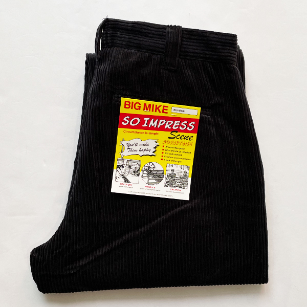  cheap big Mike BIG MIKE futoshi . corduroy pants BLACK new goods unused W30 size CAMCO