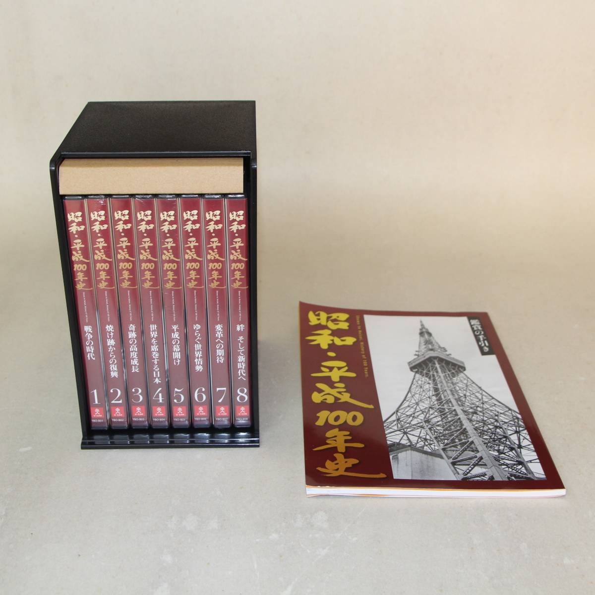 内祝い】 △▽ 昭和・平成100年史 △▽ ユーキャン DVD全8巻 歴史