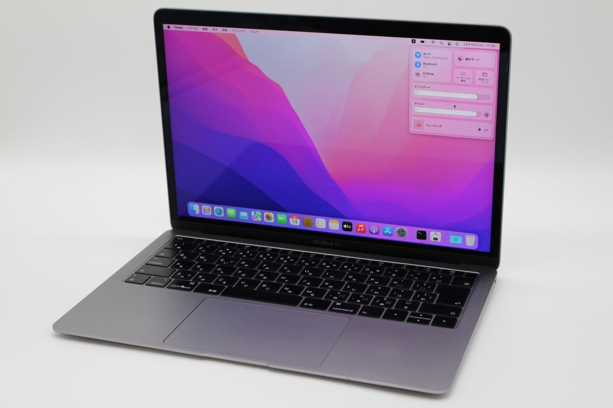 中古良品 2K 13インチ Apple MacBook Air A1932 Late 2018 macOS 12 Monterey(正規版Windows11追加可 i5-8210Y 8GB NVMe式SSD-256G★税無 MacBook Air