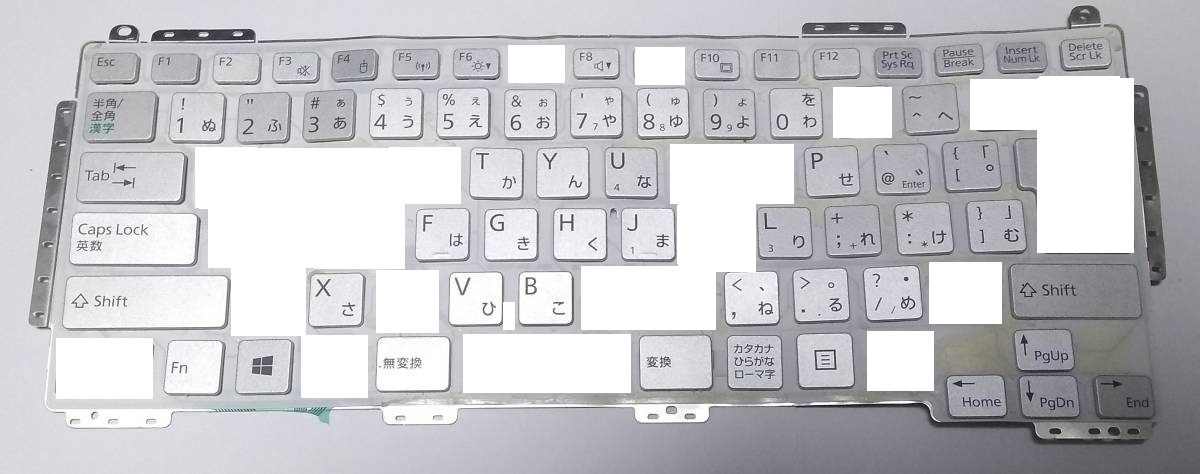 LIFEBOOK SH90/P FMVS90PWD6 FMVS90PWD7 FMVS90PWDA FMVS90PWDB FMVS90PWDC FMVS90PWDE FMVS90PWDF 送料無料 キートップ バラ売り_画像1