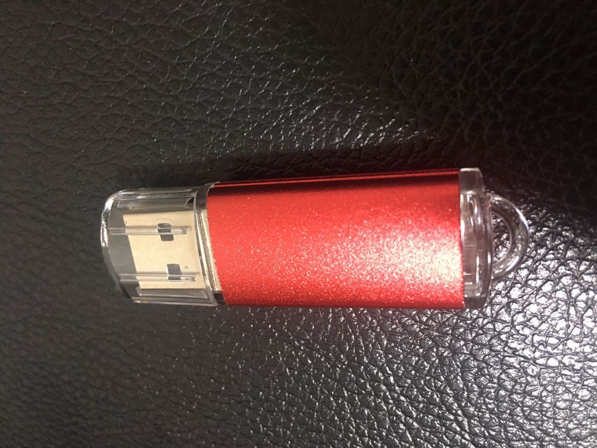 USBメモリ 32GB USB2.0 マイクロ USB フラッシュメモリー キャップ式 フラッシュドライブ 赤色