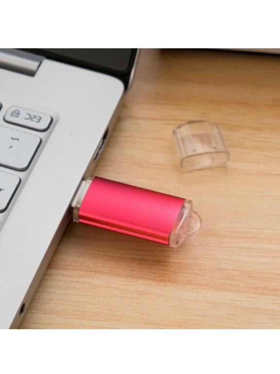 USBメモリ 32GB USB2.0 マイクロ USB フラッシュメモリー キャップ式 フラッシュドライブ 赤色