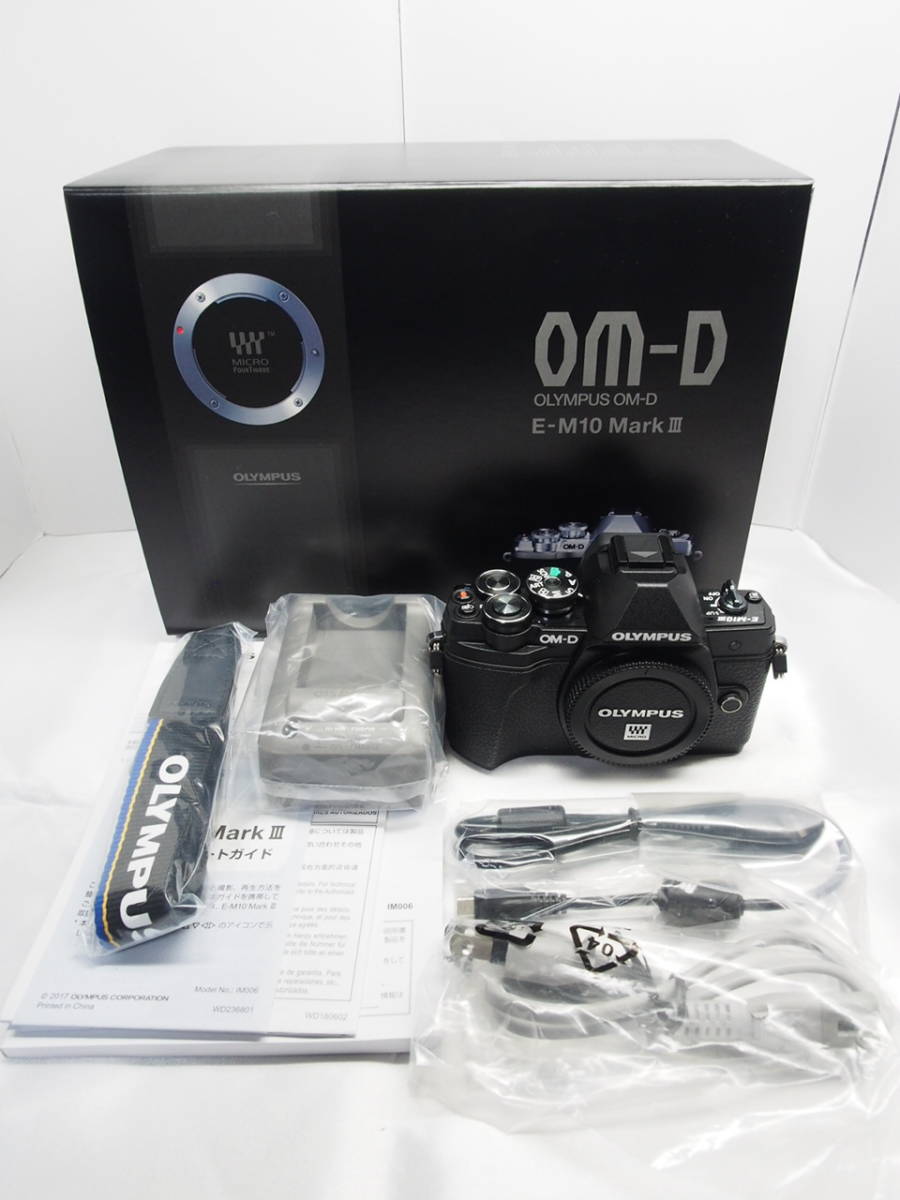 シャッター回数6166回】Olympus OM-D E-M10 Mark III ボディ ブラック