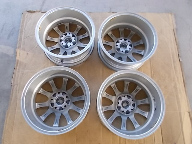 購入安い☆　Weds? JOKER １６インチ　社外アルミホイール４本セット　1６Ｘ６ １/２Ｊ　４０　５穴　ＰＣＤ１１４.３ 中古　☆ 社外品