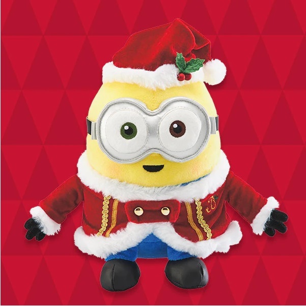 616◇ボブ サンタコスチューム ぬいぐるみ USJ 2021 クリスマス Christmas 限定 ミニオン Minion マスコット BoB ユニバーサルスタジオ_画像1