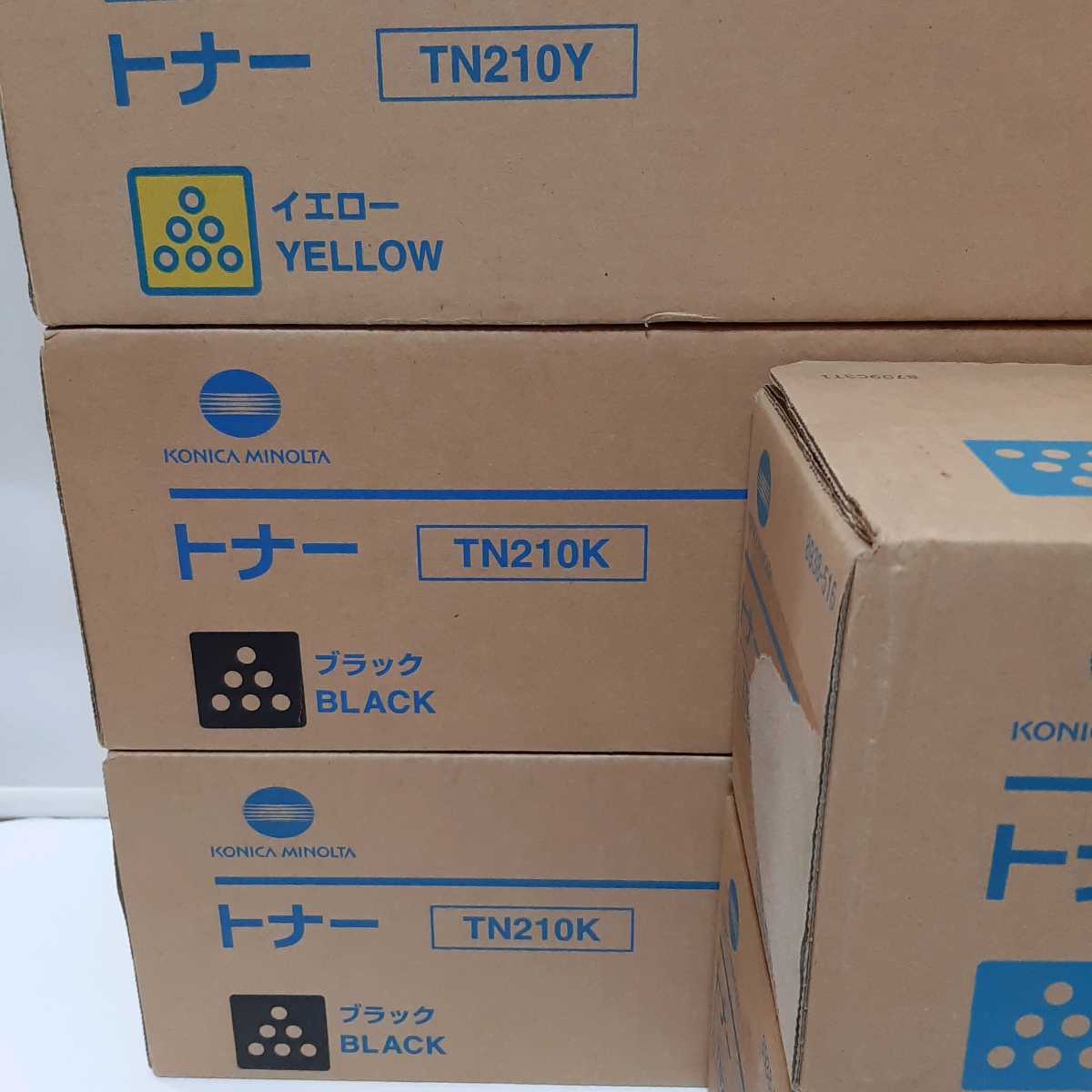新品未使用】コニカミノルタ トナー純正品 TN210 K/C/M/Y 4色 7本