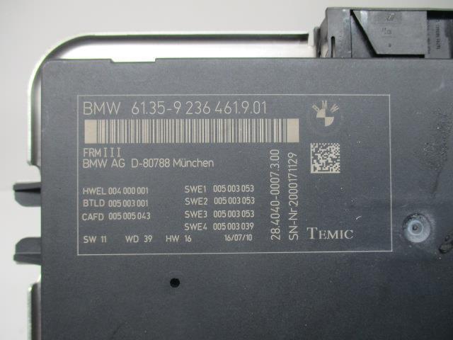 BMW 5シリーズ DBA-FR30 (7)ライトコンピューター 528I 07707512 8FT 300 61.35-9236461.9.01 173766_画像3