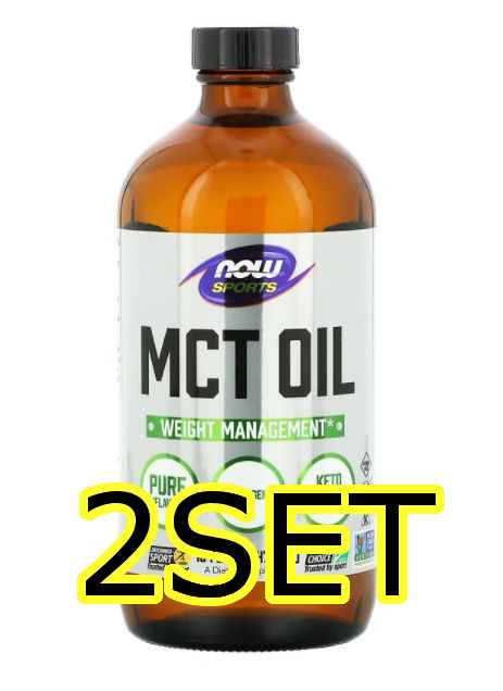 ◎【送料無料 2SET】 MCTオイル 無香料 473ml Now Foods, Sport　ナウフーズ バターコーヒー グラスフェッドバター 完全無欠コーヒー 3680_画像1