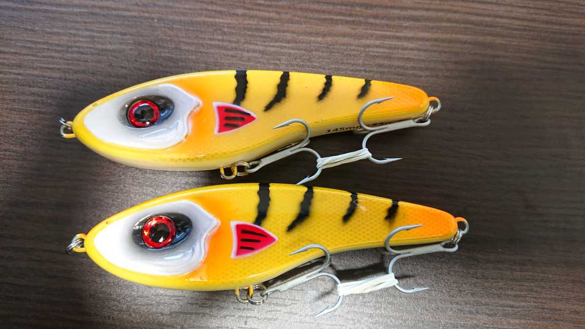 未使用 145mm 55g ジャークベイト コノシロパターン ランカーシーバス