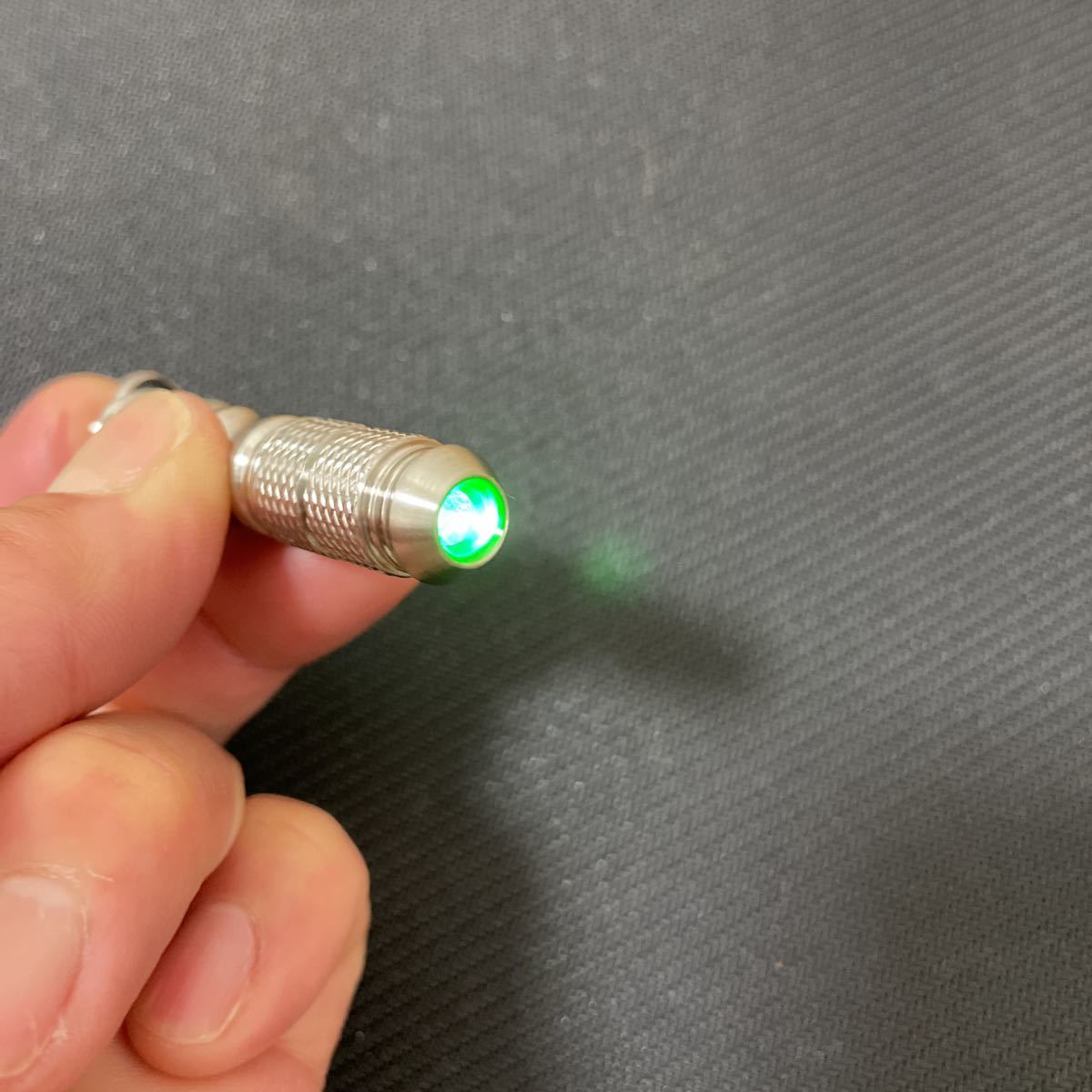 Titanium tiny keychain light 検)EDC flash light_画像4