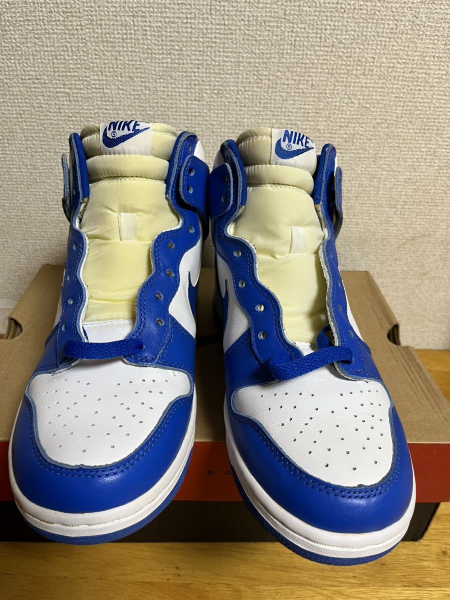 【新品】 98年製NIKE DUNK HIGH KENTUCKY 28cm US10 ROYAL BLUE ナイキ ダンク ケンタッキー ロイヤル ブルー ビンテージ デッドストック_画像2