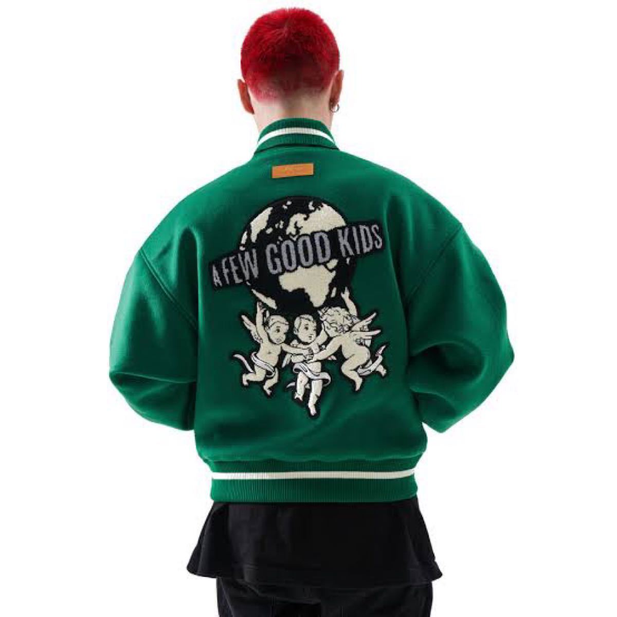 A FEW GOOD KIDS エンジェルジャケット ANGEL JACKET スタジャン doncare グリーン XL 新品