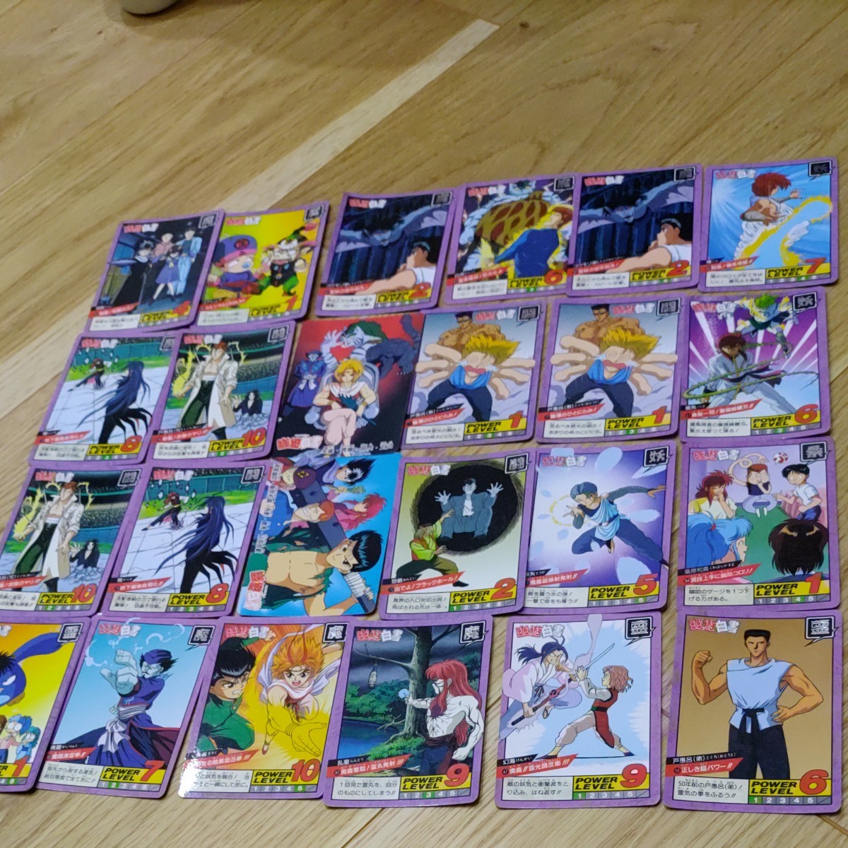 幽 遊 白書 カードダス キラカード CARD メンコ 面子 セット 幽 遊 白書 カードダス キラカード CARD メンコ 面子 セット