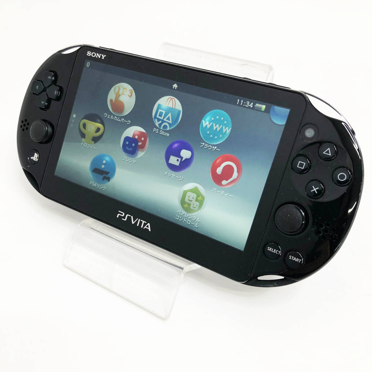 中古美品 SONY PlayStation Vita PCH-2000 ZA11 ブラック 黒 動作良好