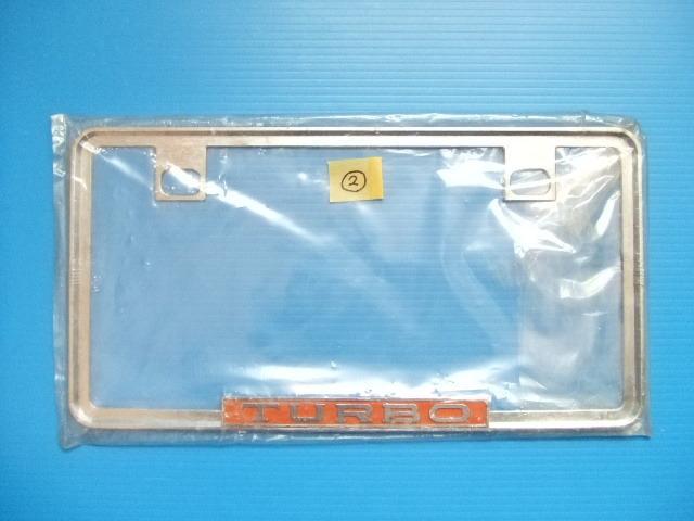  подлинная вещь TURBO Logo рамка для номера старый машина турбо номерная табличка Showa высокая скорость иметь свинец hot удилище номер рамка-оправа номерная табличка держатель оранжевый 2