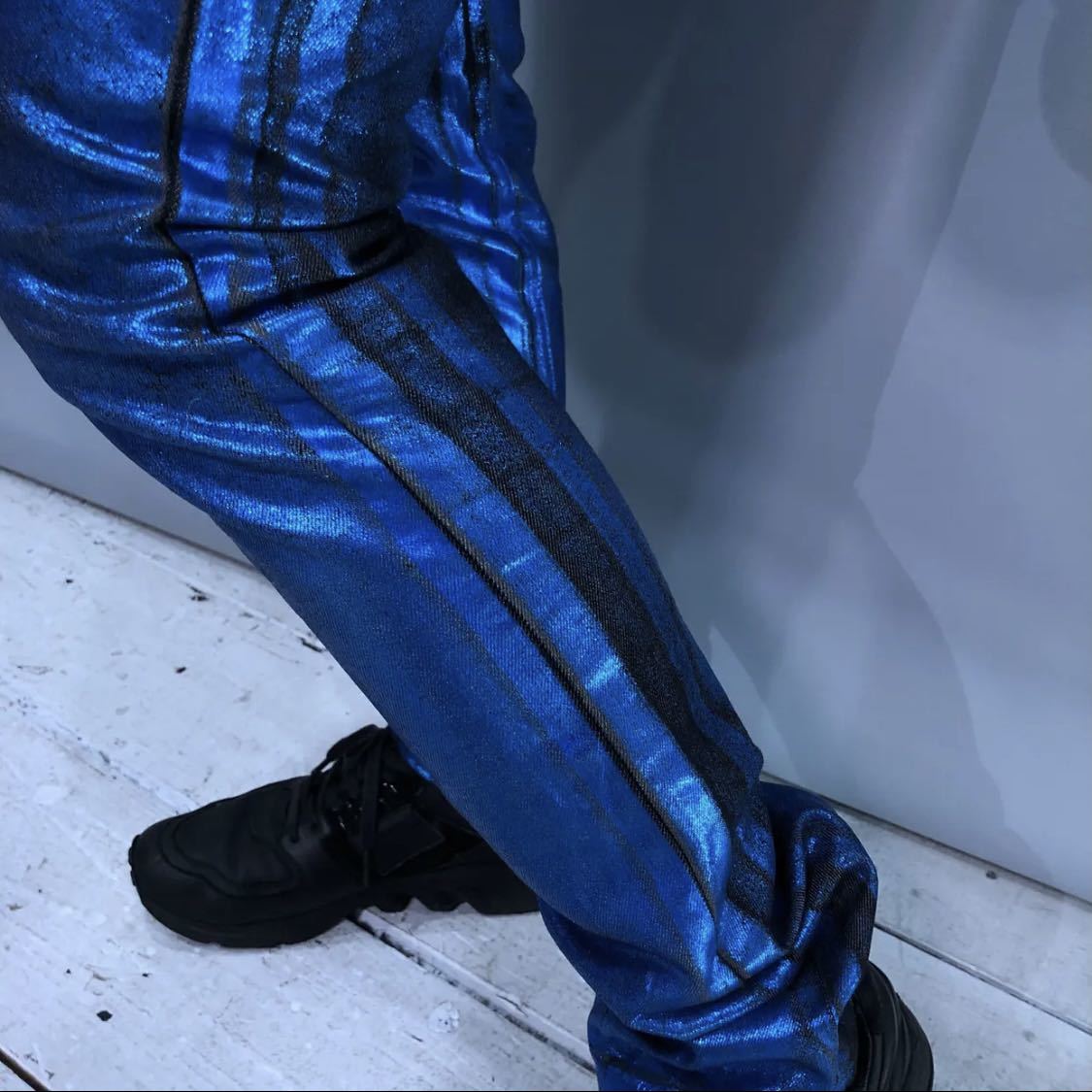 RAF SIMONS】コーティングブラックデニム | sweatreno.com