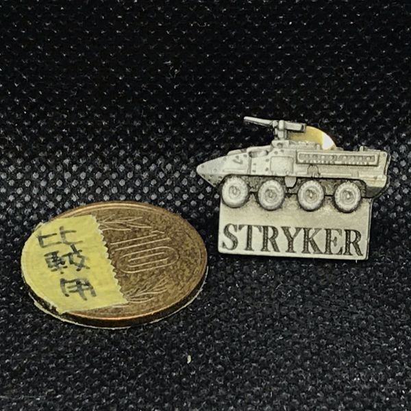 ＜MIL＞ U.S. ARMY STRYKER 米軍 ストライカー ピンバッチ_画像2