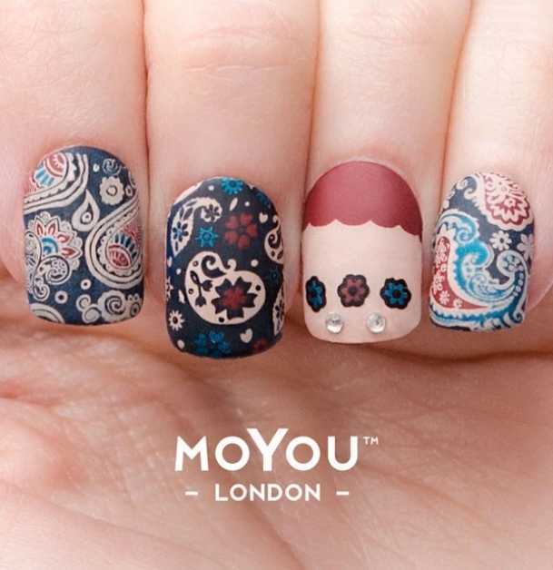 Moyou London ネイルスタンププレートFlower power 06_画像3