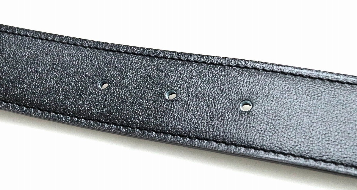 HERMES エルメス コンスタンス Hベルト リバーシブル トゴ ブラック 黒