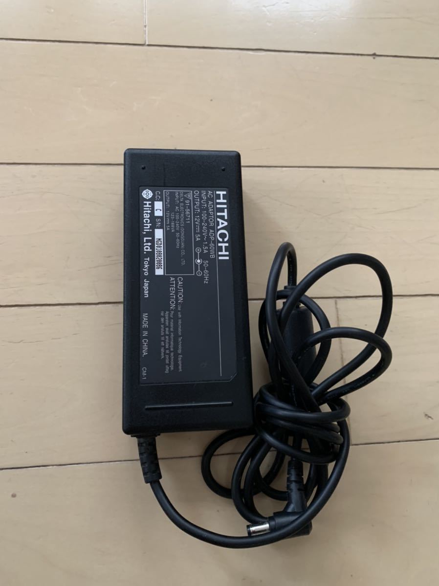 ★送料無料★未使用保管品★HITACHI 日立 AC ADAPTOR ADP-60WB★現状品_画像2