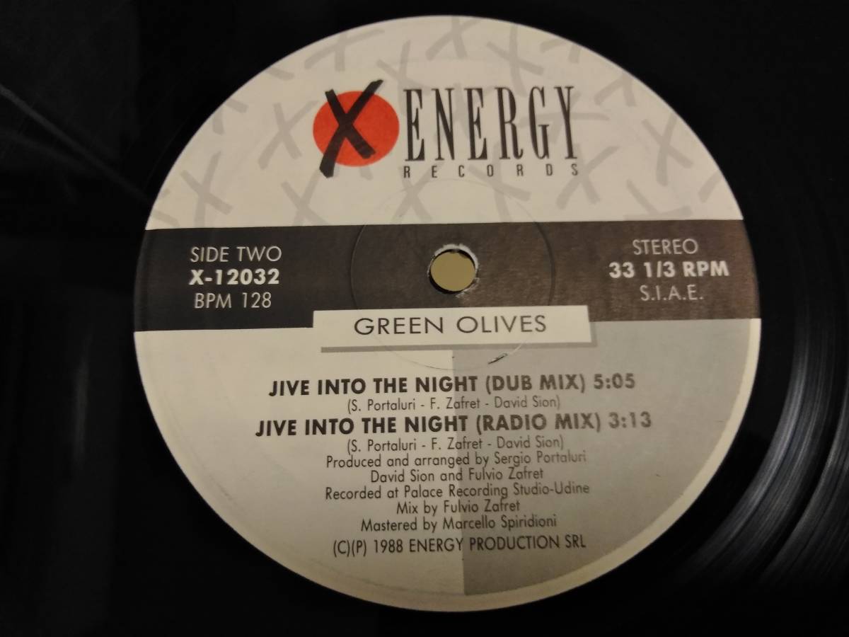 □GREEN OLIVES / JIVE INTO THE NIGHT アナログ_画像4