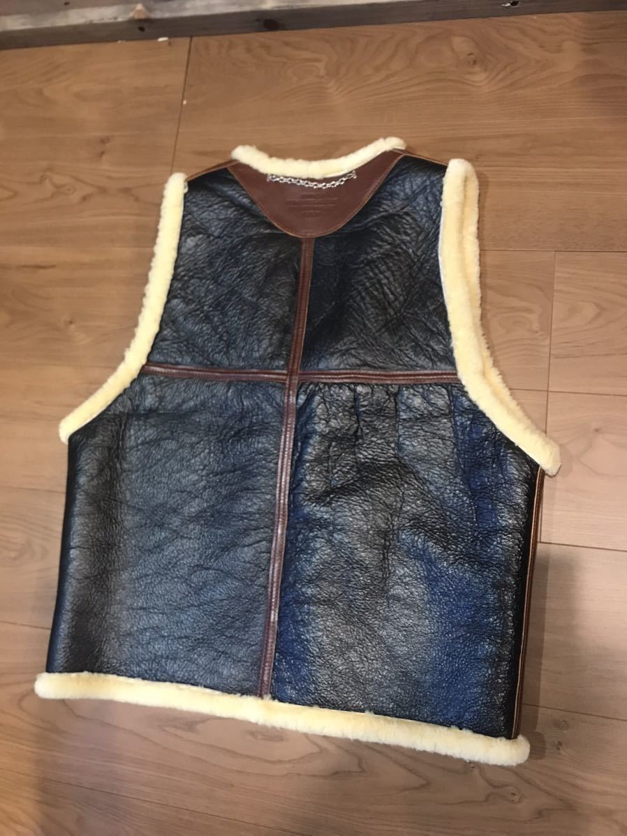 極美品 THE FEW Type C-3ムートンベスト リアルマッコイズ トイズマッコイジョーマッコイ フライトジャケットVEST