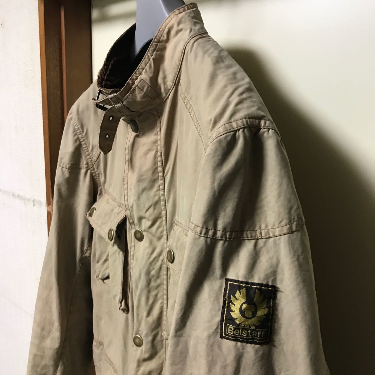 本物の ベルスタッフ マウンテンパーカー コート オイルドコットン ...