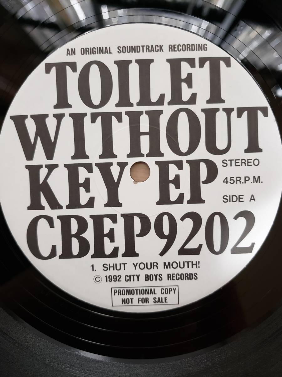 CITY BOYS LP プロモ盤 鍵のないトイレ/TOILET WITHOUT KEY まとめ買いがお得の画像2