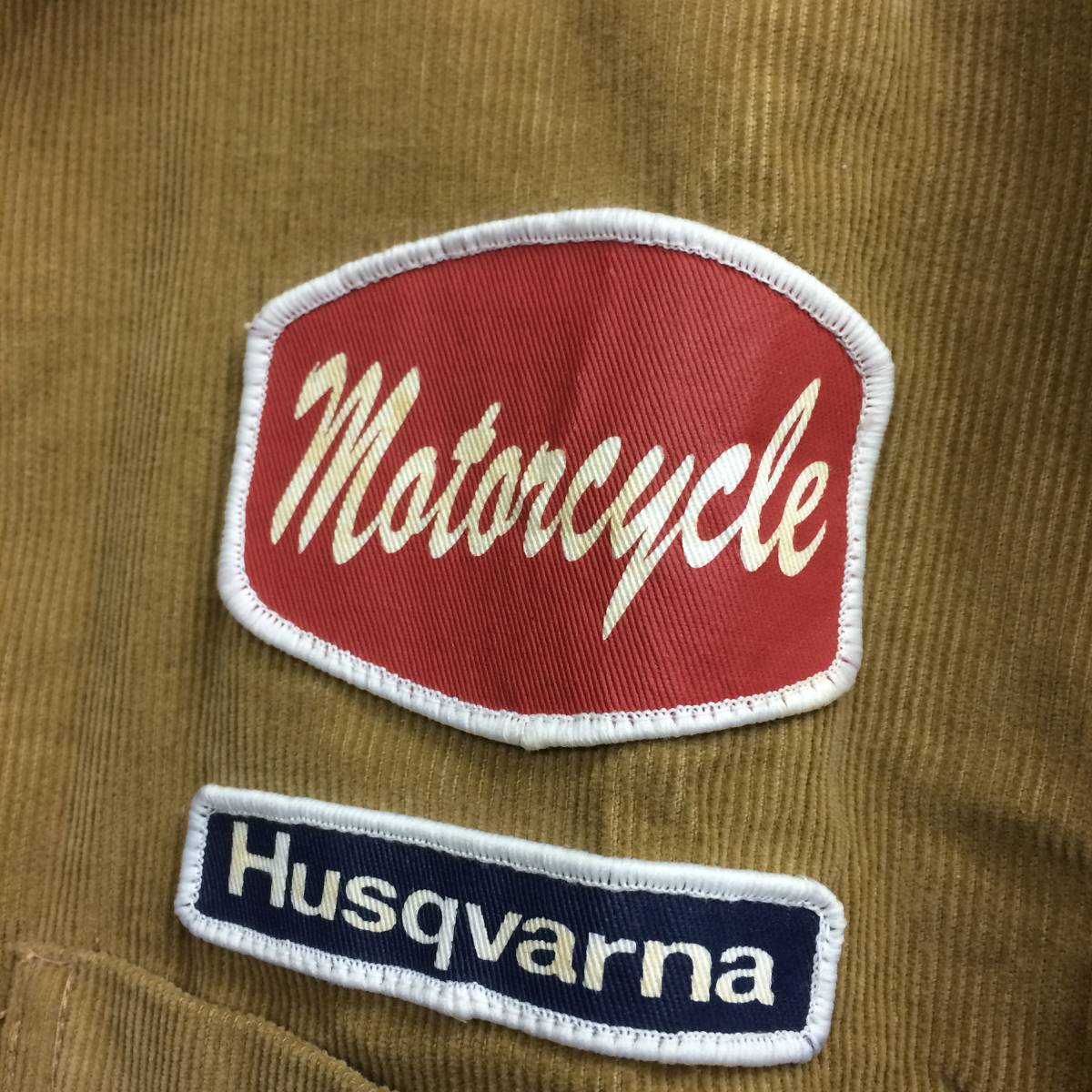 ハスクバーナ モーターサイクル Husqvarna motorcycle コーデュロイシャツ Mサイズ