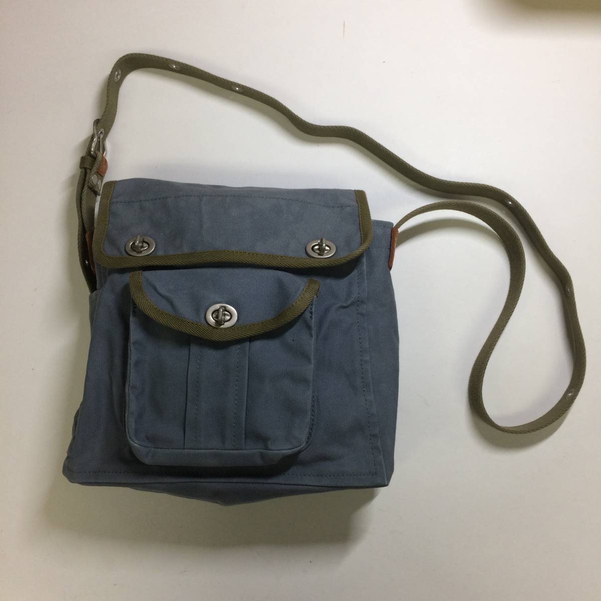 一澤帆布 信三郎帆布 ショルダーバッグ 青ねず色|Yahoo!フリマ 一澤帆布 信三郎帆布 ショルダーバッグ 青ねず色|Yahoo!フリマ
