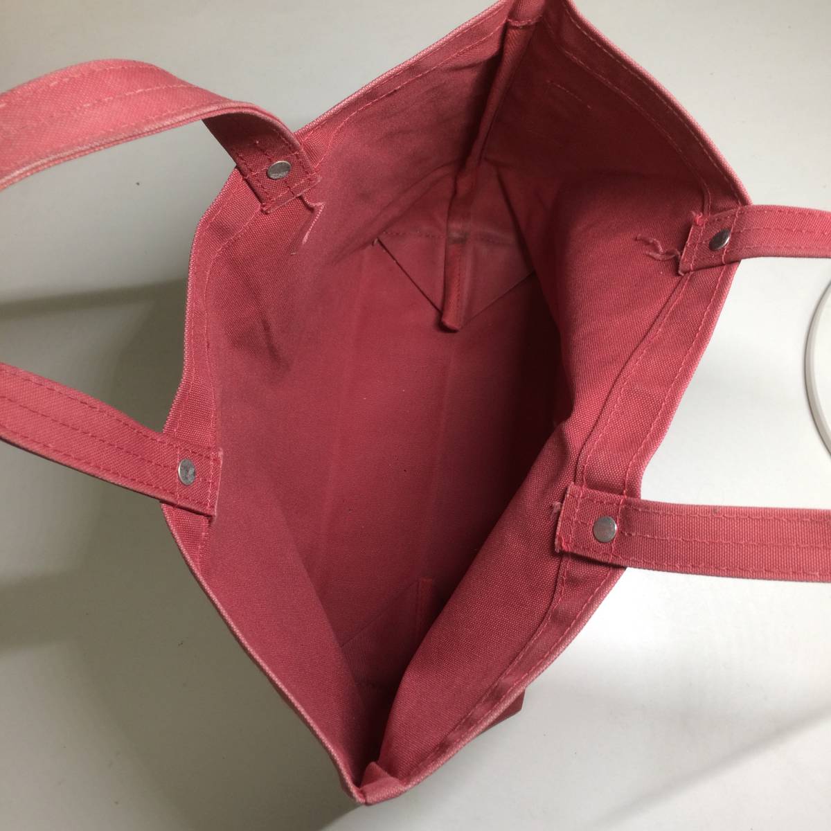  confidence Saburou canvas tote bag red 