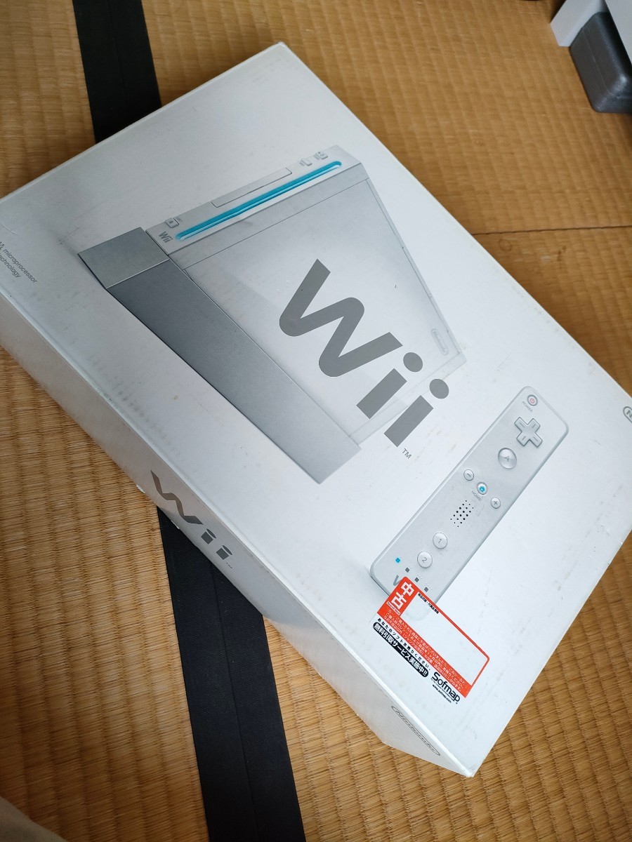 Wii本体　付属品あり （シロ） Wiiリモコン 箱付き