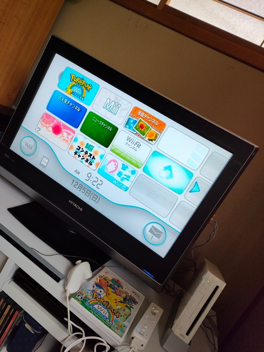 Wii本体　付属品あり （シロ） Wiiリモコン 箱付き