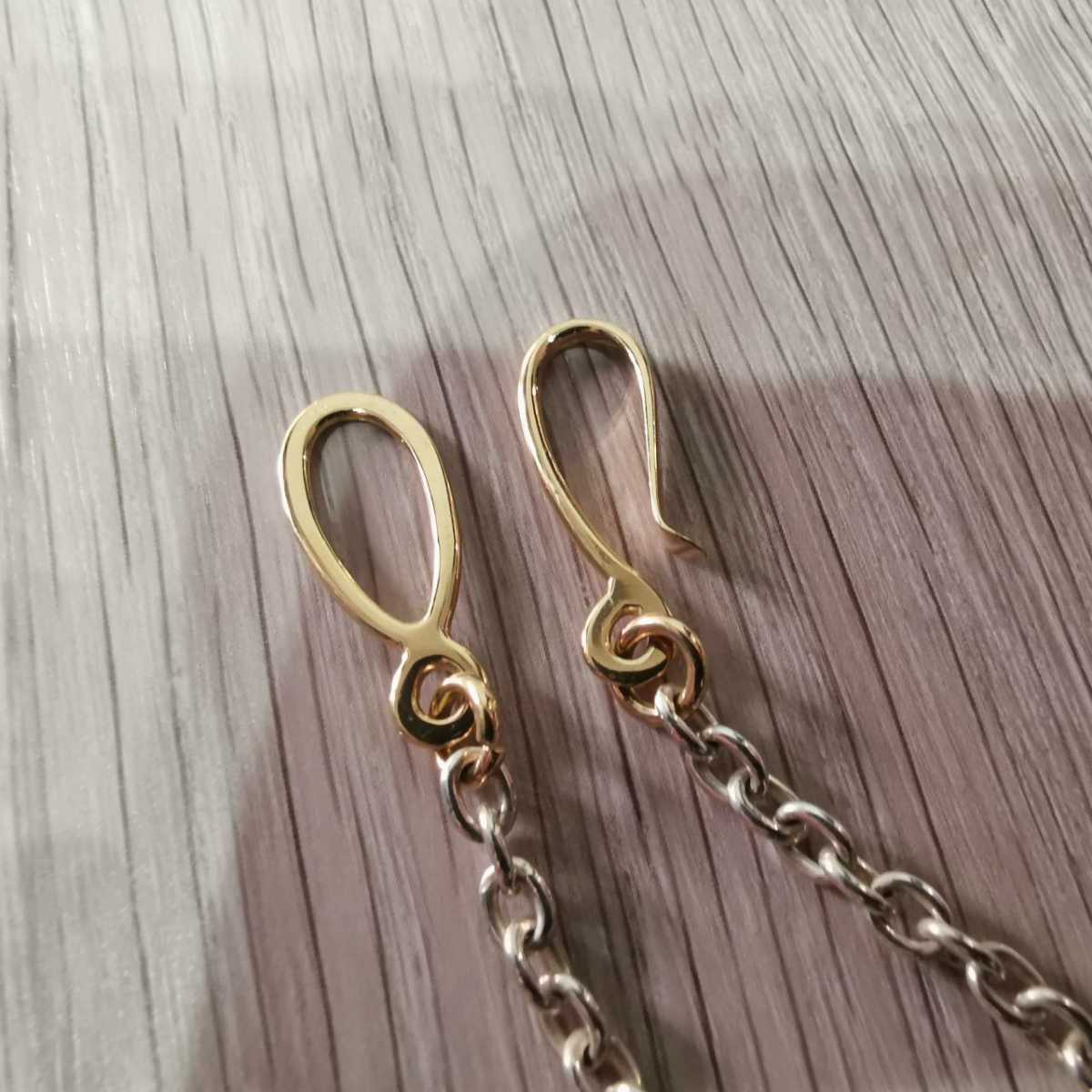 自身購入】ゴローズ goro's 細角チェーン 18k 全金オールド 自身購入】ゴローズ goro's 細角チェーン 18k 全金オールド