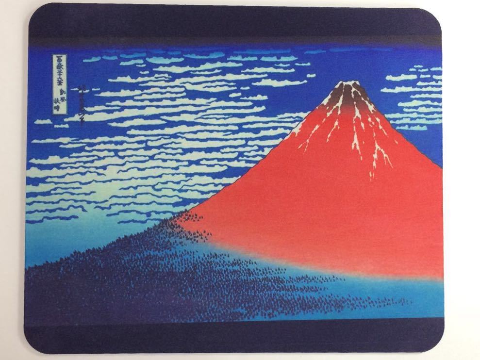 . орнамент север . красный Fuji,. способ .. коврик для мыши 