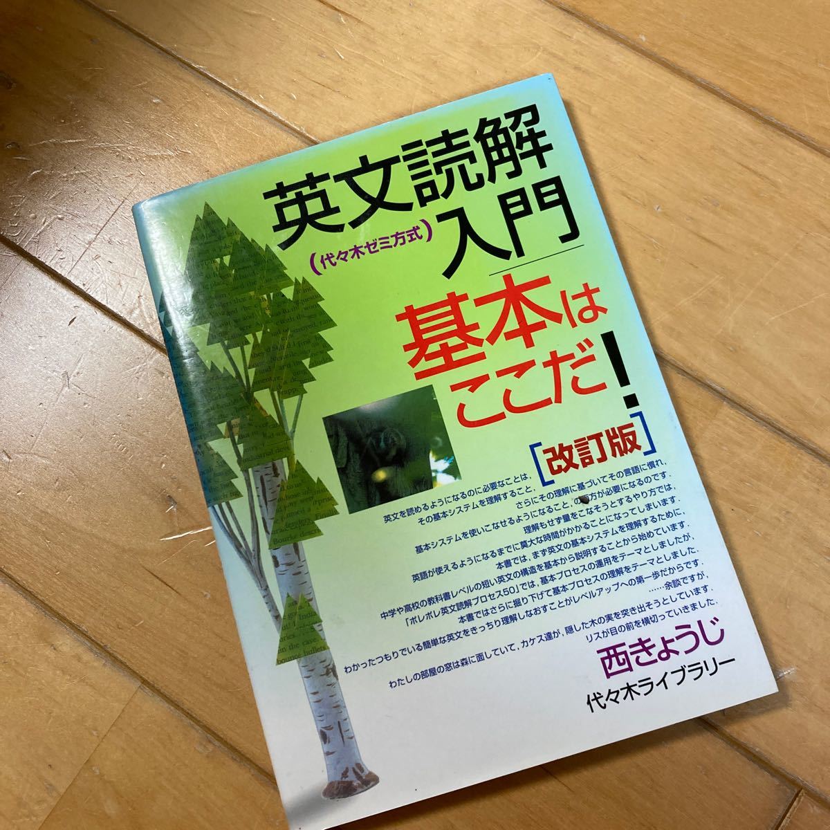 英文読解入門　基本はここだ！　改訂版　代々木ゼミ方式　西きょうじ　大学受験　大学入試　高校英語　英語文法